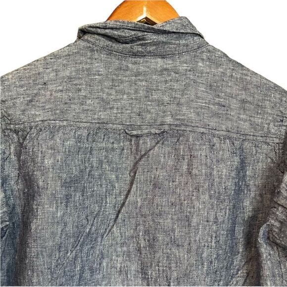 Style & Co 100% linen button  down shirt - Picture 9 of 10